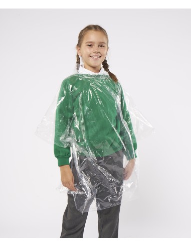 J-JB03J-Poncho de pluie en plastique enfant